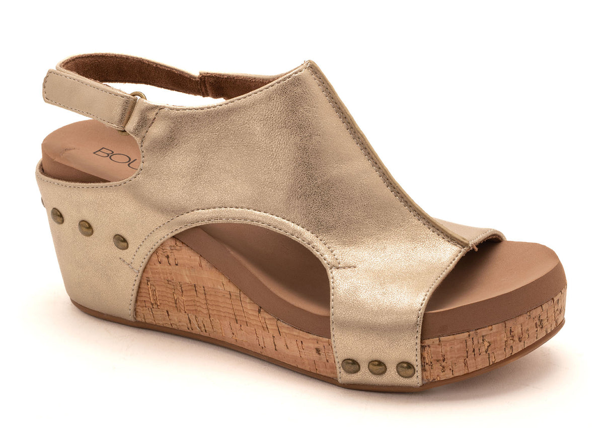 Carley Wedge - Antique Gold main image 0