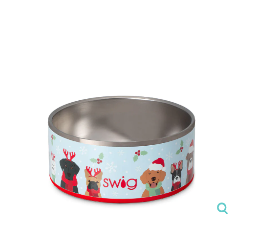 Swig : Santa Paws Stemless Wine Cup (14oz)