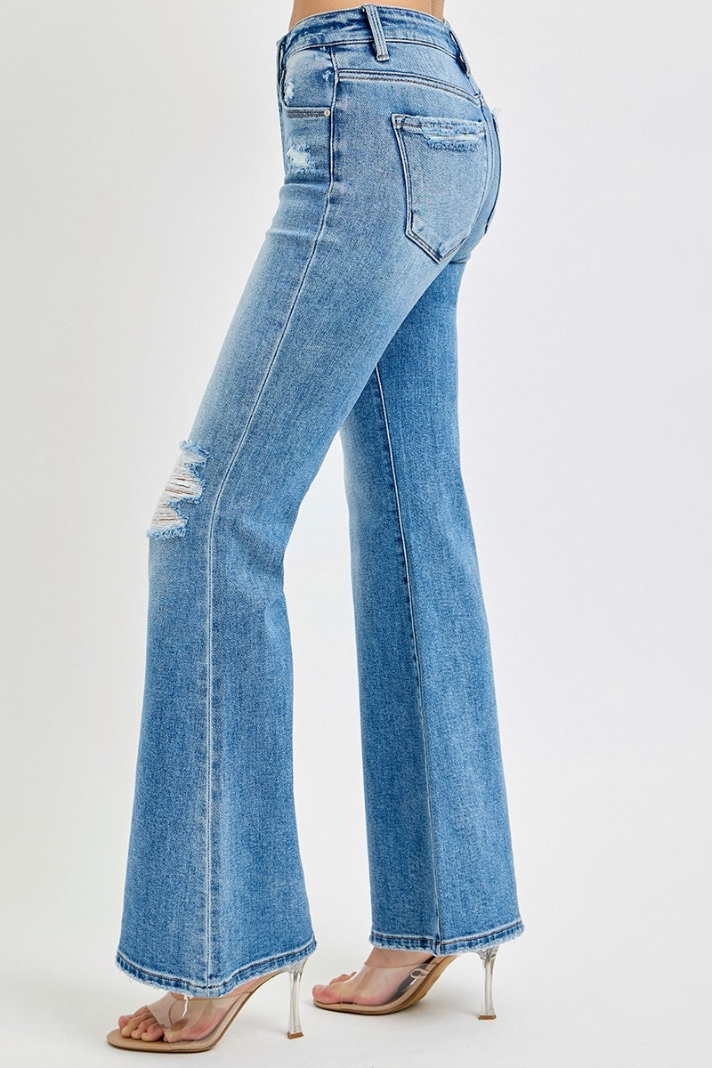 Risen Mid Rise Flare Jeans – District23