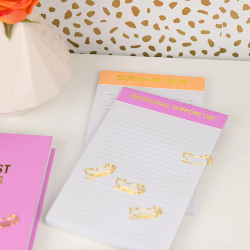 Small Notepad - Emotional Support List – District23