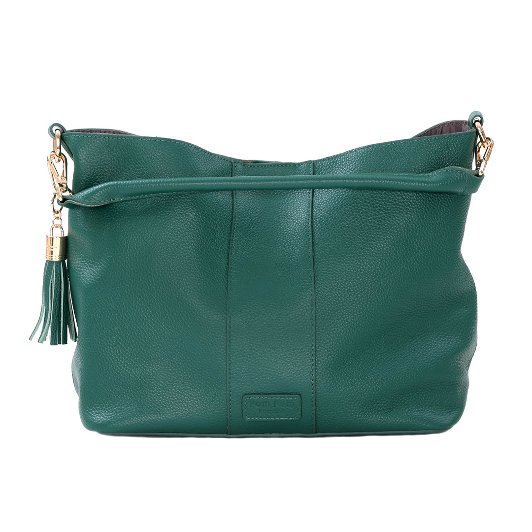 Pom Pom London Lambeth Plus Bag - Madeira Green – District23